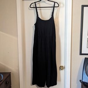 Torrid black cropped jumpsuit 2x